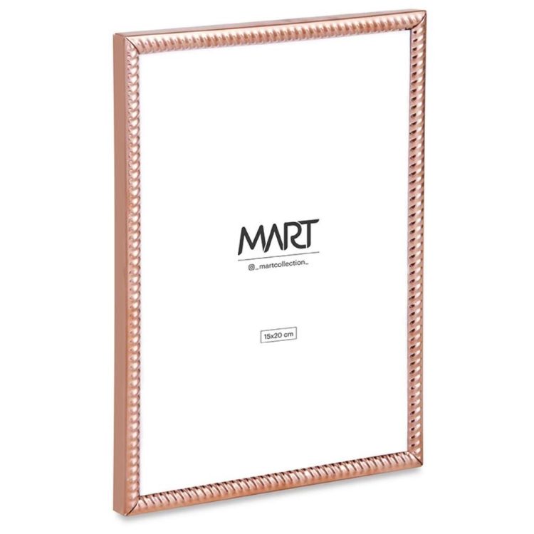 Porta-Retrato Rose Gold Em Metal - 15X20