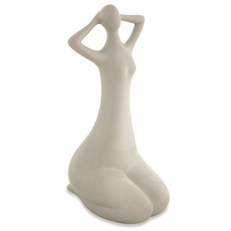 Escultura Mulher Em Porcelana  P (16,5cm altura)