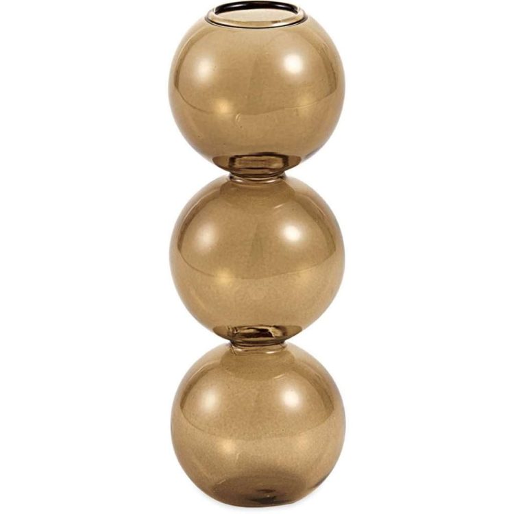 Vaso Em Vidro (3 bolhas 17 cm altura)