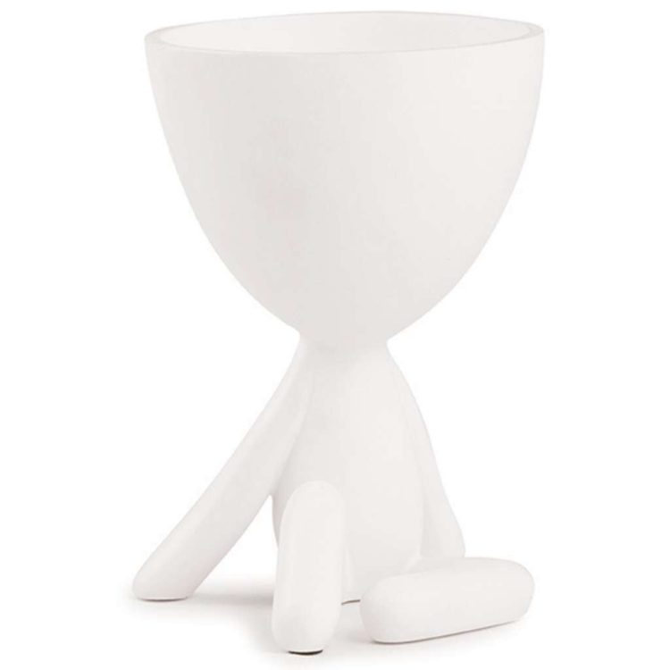 Vaso Em Poliresina Branco