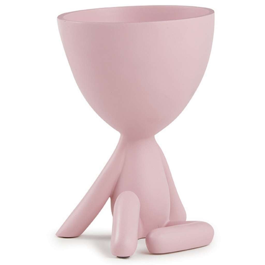 Vaso Em Poliresina Rosa Vaso Em Poliresina Rosa