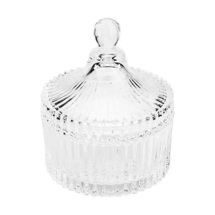Potiche Decorativo De Cristal De Chumbo Carrossel
