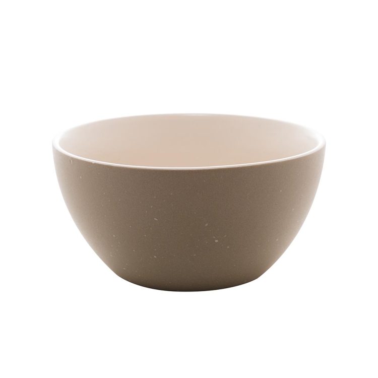 Conjunto 2 bowls cerâmica granilite cinza 14x7cm