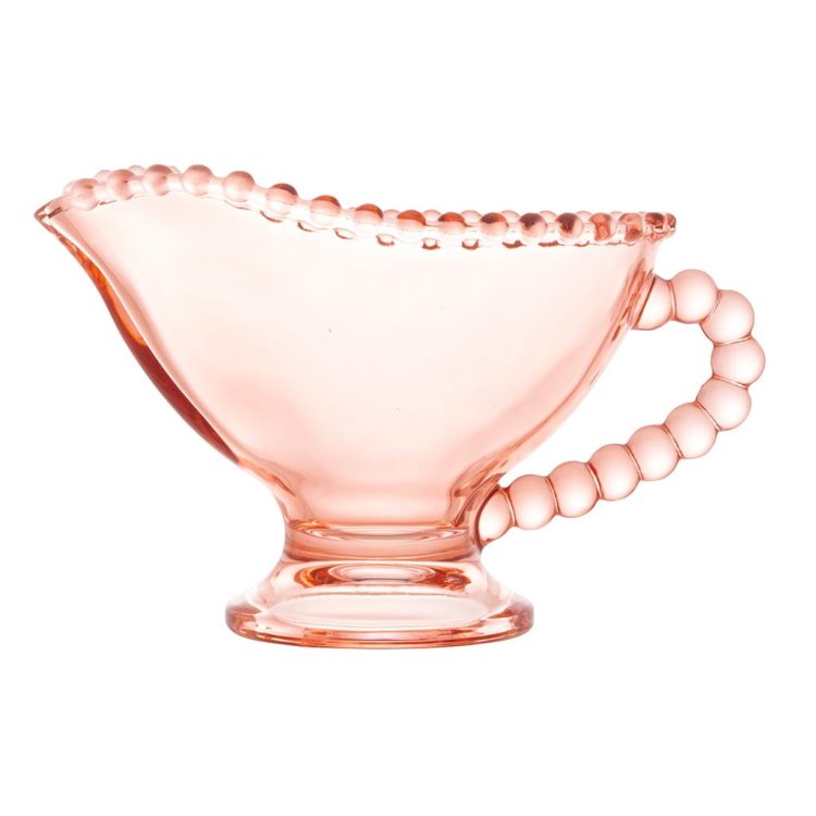 Molheira Cristal De Chumbo Pearl Rosa 13X7X9Cm 140Ml