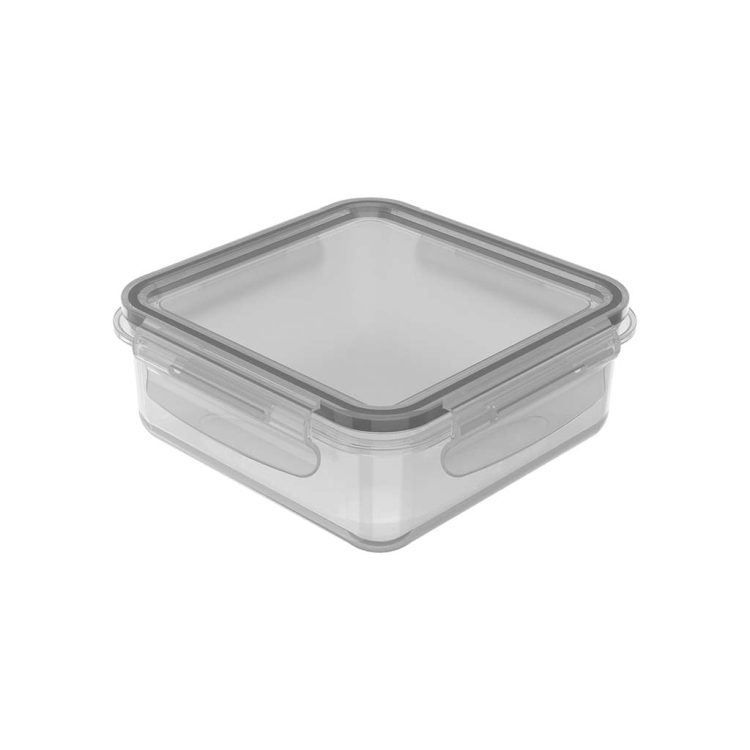 Pote Click Quadrado 500ml - Natural