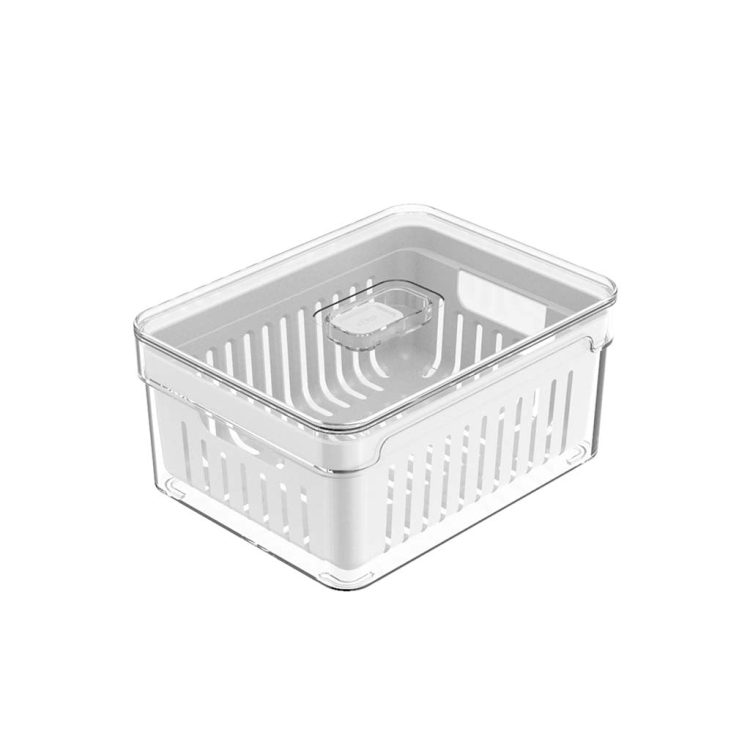 Organizador Clear Fresh com Cesto 2,2L - Natural