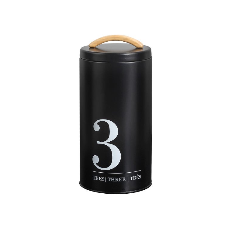 Porta Condimentos Metalla N3 Preto 1750ml - YOI