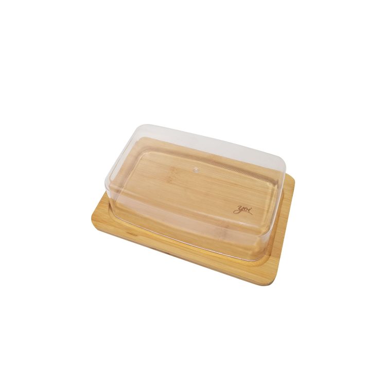 Manteigueira Bambu 19,5x13x5cm - YOI