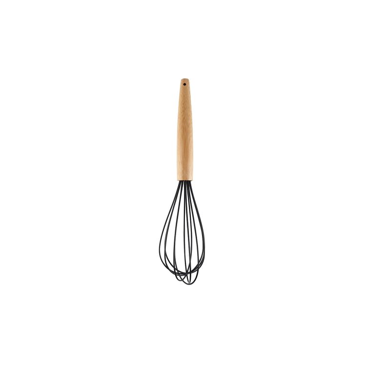Batedor Bambu com Silicone Preto - YOI