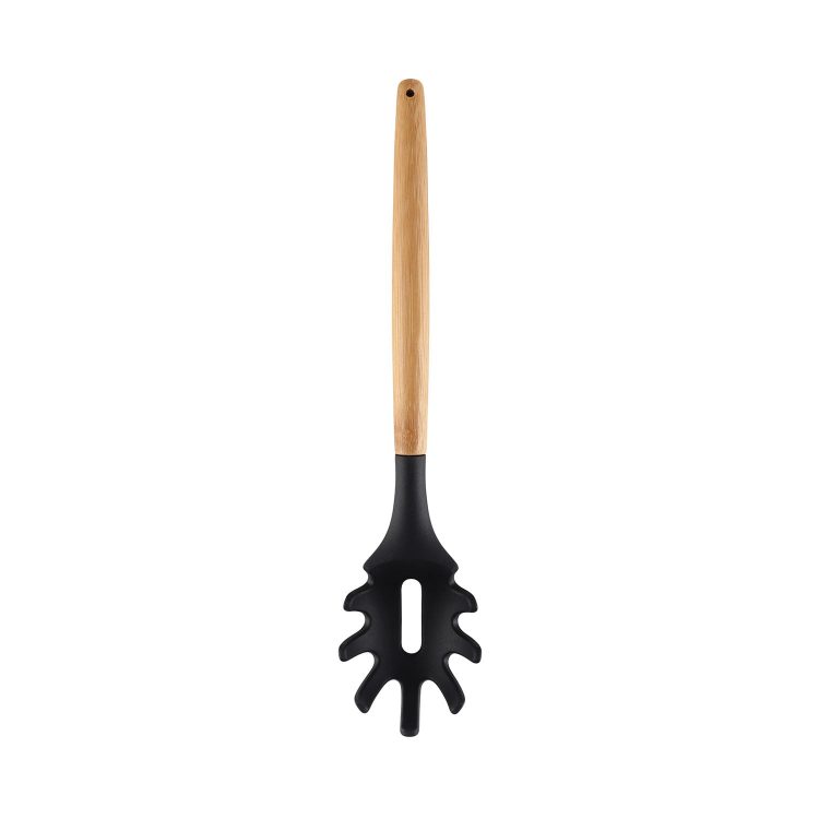 Pegador Massa Bambu com Silicone Preto - YOI