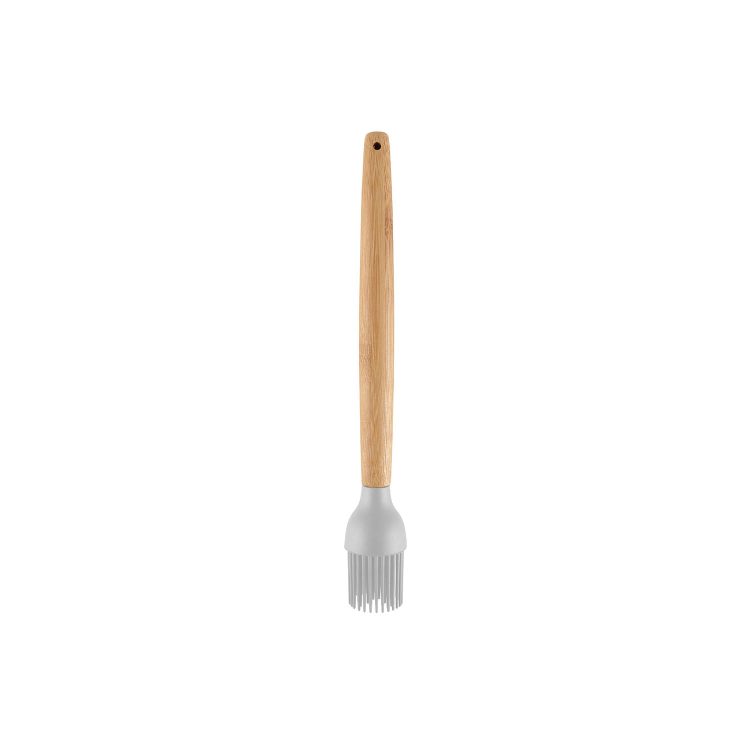 Pincel Bambu com Silicone Off-White - YOI