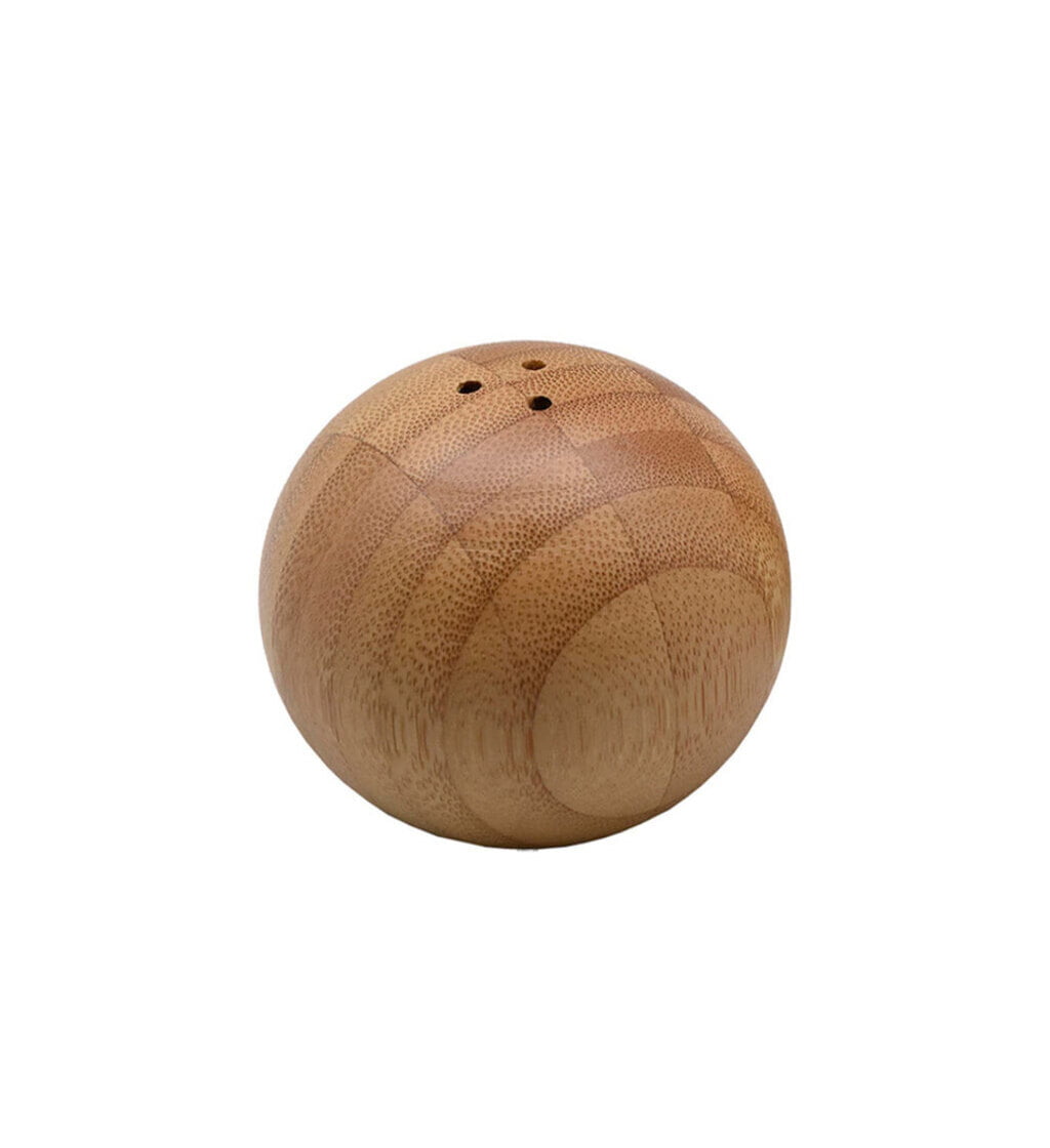 Saleiro Esférico De Bambu - Oikos Natural Saleiro Esférico De Bambu - Oikos Natural