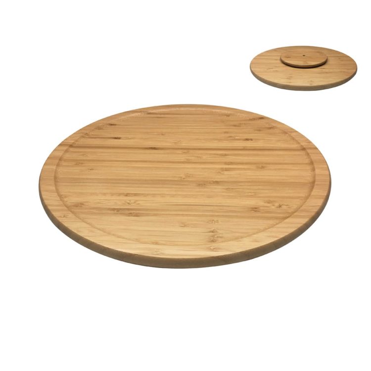 Tabua De Bambu Com Base Giratória - Oikos Natural