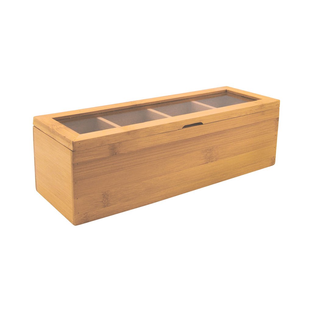 Caixa Decorativa De Bambu 4 Nichos - Oikos Natural Caixa Decorativa De Bambu 4 Nichos - Oikos Natural - Imagem 2