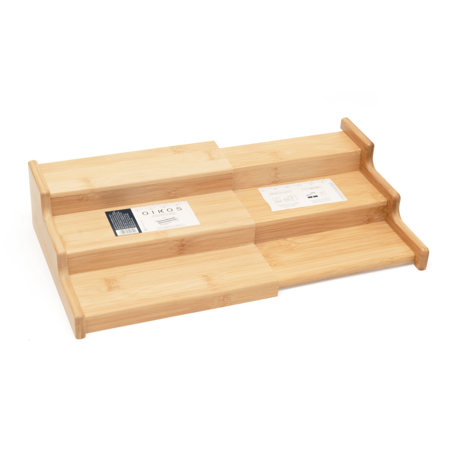 Rack Organizador Extensível De Bambu - Oikos Natural Rack Organizador Extensível De Bambu - Oikos Natural - Imagem 2