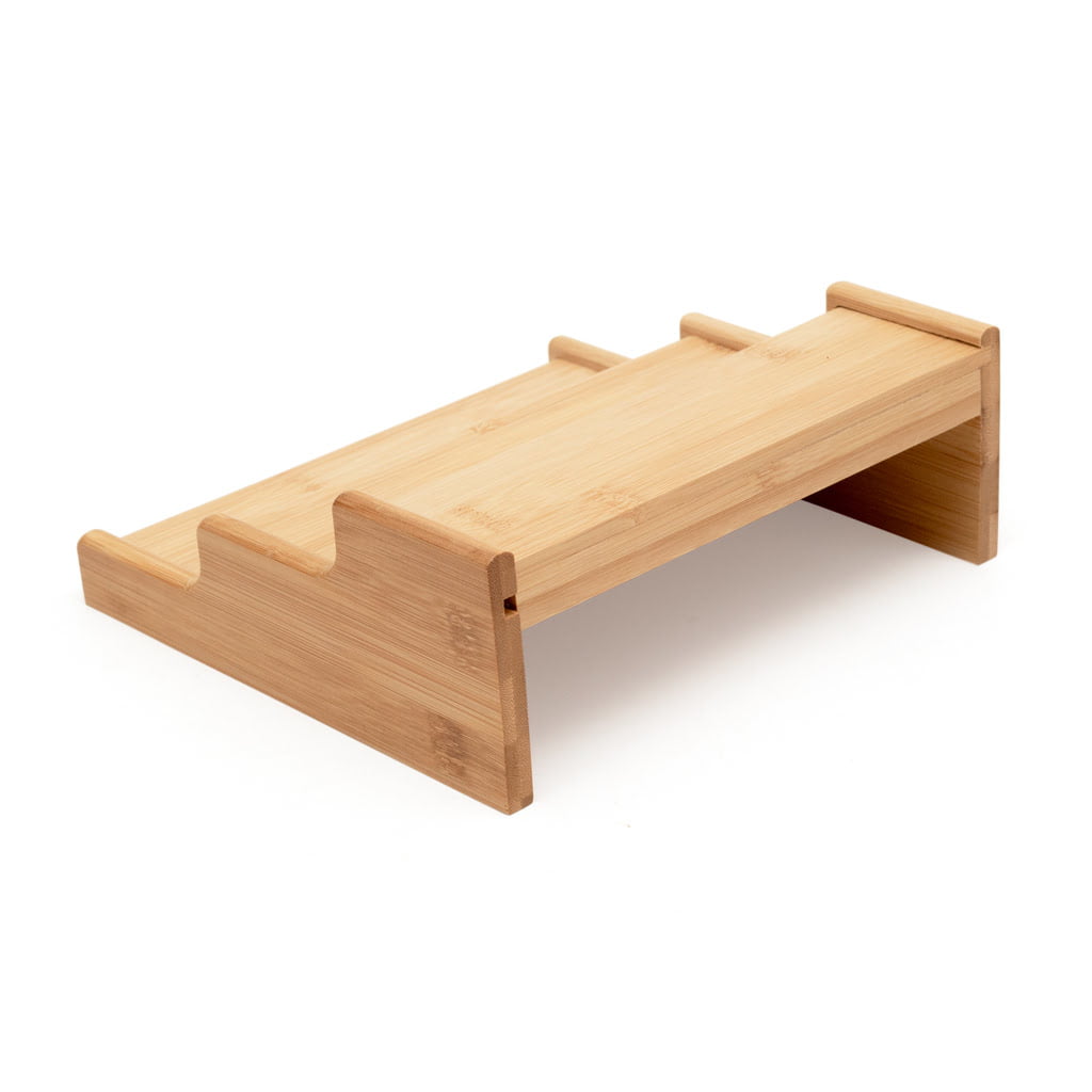 Rack Organizador Extensível De Bambu - Oikos Natural Rack Organizador Extensível De Bambu - Oikos Natural - Imagem 3