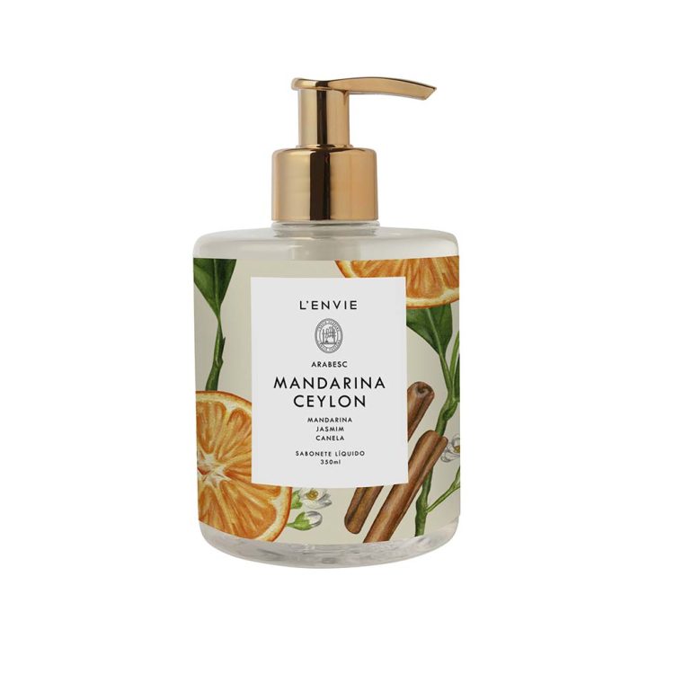 Sabonete Líquido Mandarina Ceylon - Arabesc - 350ml