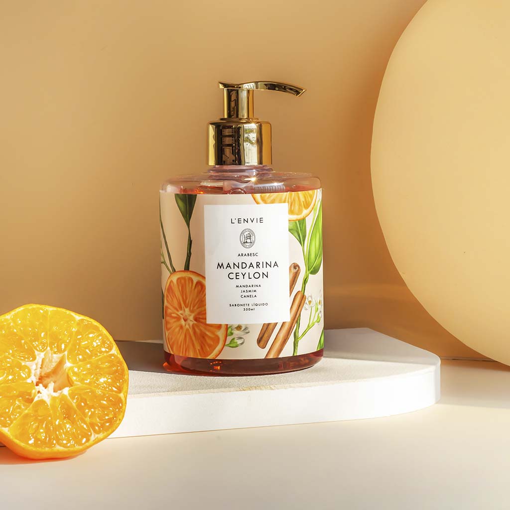 Sabonete Líquido Mandarina Ceylon - Arabesc - 350ml Sabonete Líquido Mandarina Ceylon - Arabesc - 350ml - Imagem 2