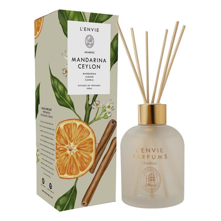 Difusor De Perfume Mandarina Ceylon - Arabesc - 200ml