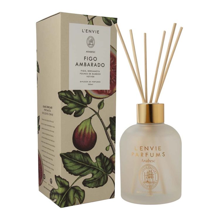 Difusor De Perfume Figo Ambarado - Arabesc - 200ml