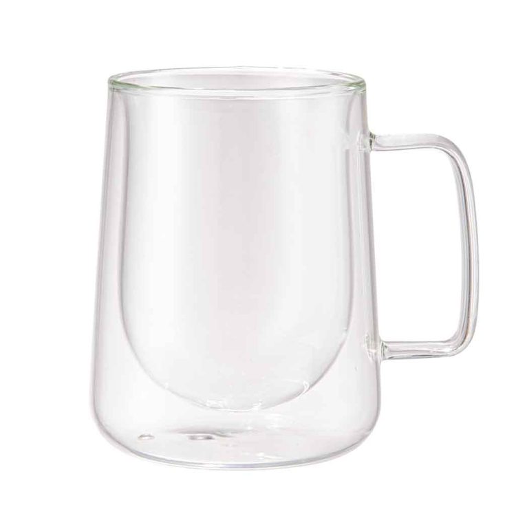Conjunto 2 xícaras para Café/Chá Parede Dupla de Vidro Borossilicato 300ml