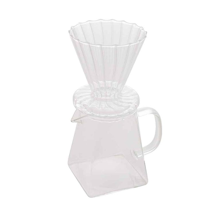 Cafeteira e Filtro de Vidro Borossilicato 500ml