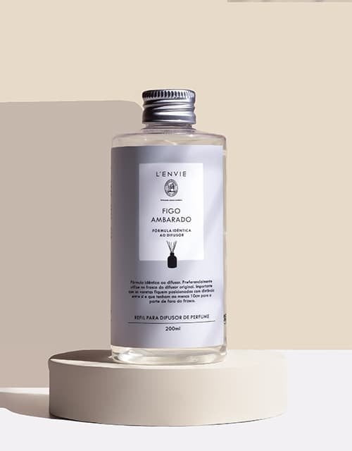 Refil Difusor De Perfume Figo Ambarado - 200ml
