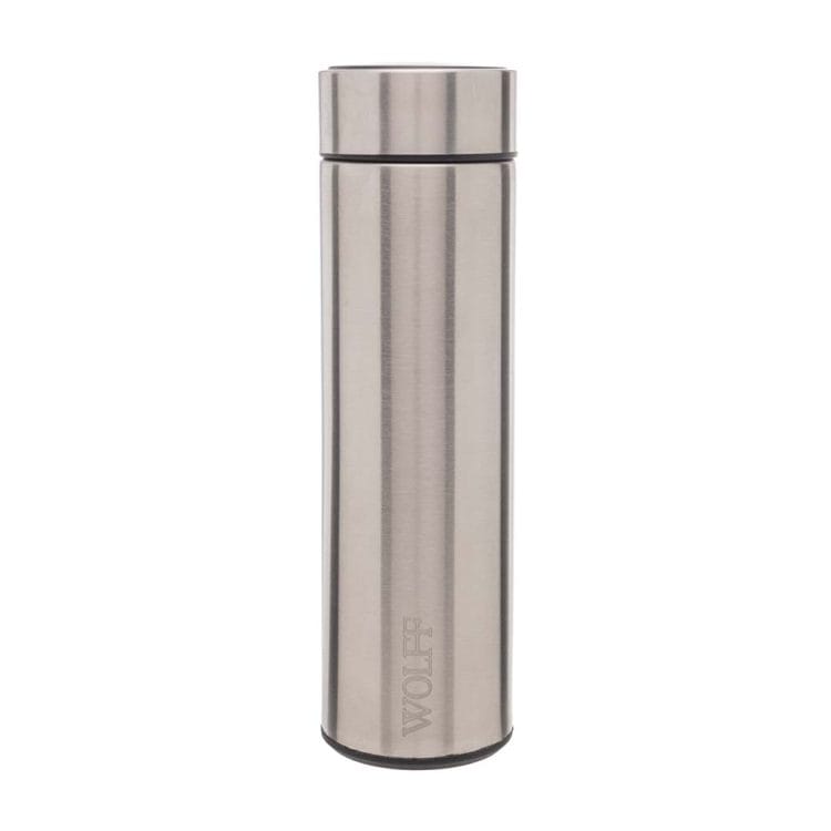Garrafa Térmica de Aço Inox com Termômetro em LED 500ml - Wolff