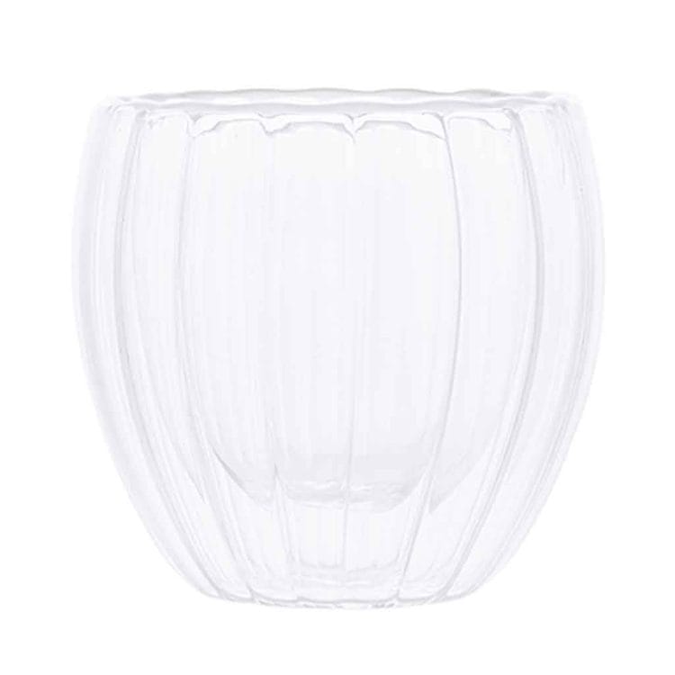 Conjunto 2 Copos para Café Parede Dupla de Vidro Borossilicato Classic 80ml - LYOR