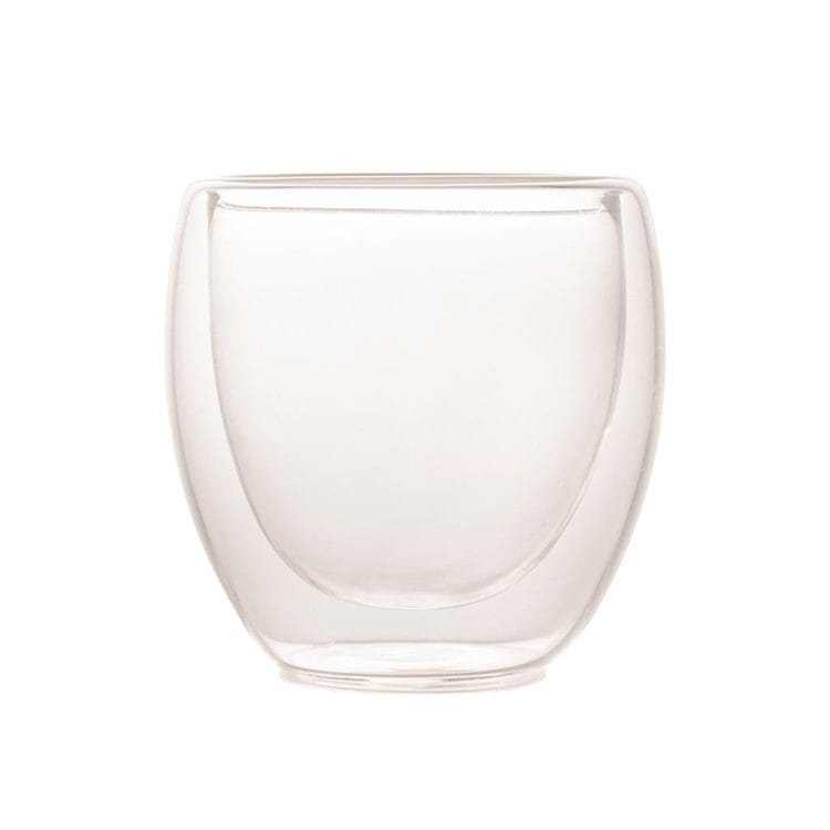 Conjunto 2 Copos para Café Parede Dupla de Vidro Borossilicato 70ml