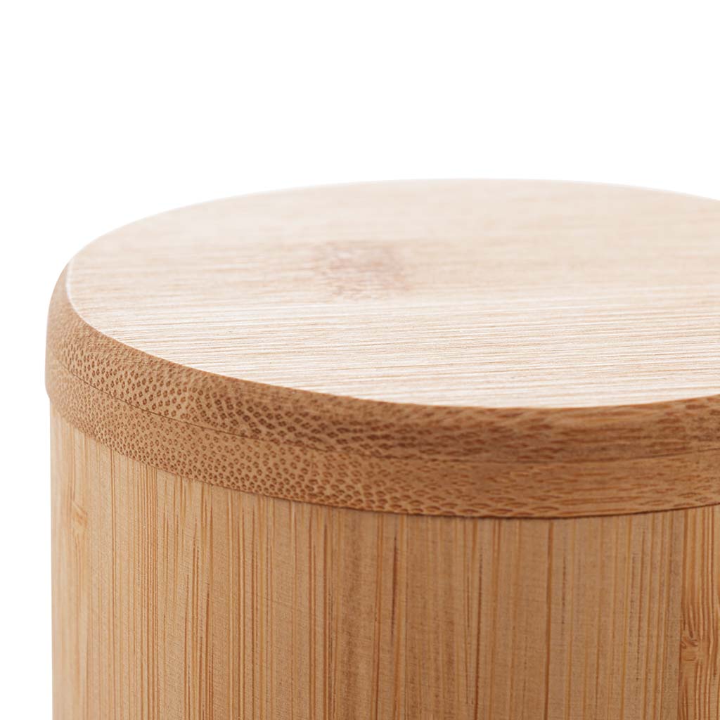 Saleiro Redondo Bambu com Tampa 9x9x6cm Saleiro Redondo Bambu com Tampa 9x9x6cm - Imagem 4