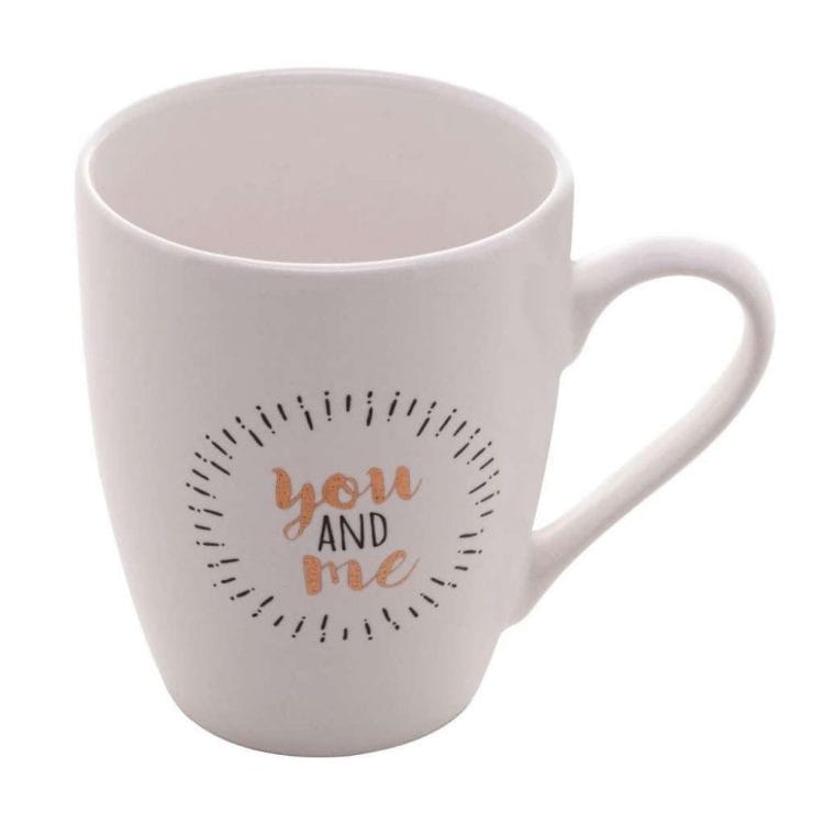 Caneca De Porcelana You And Me 350ml