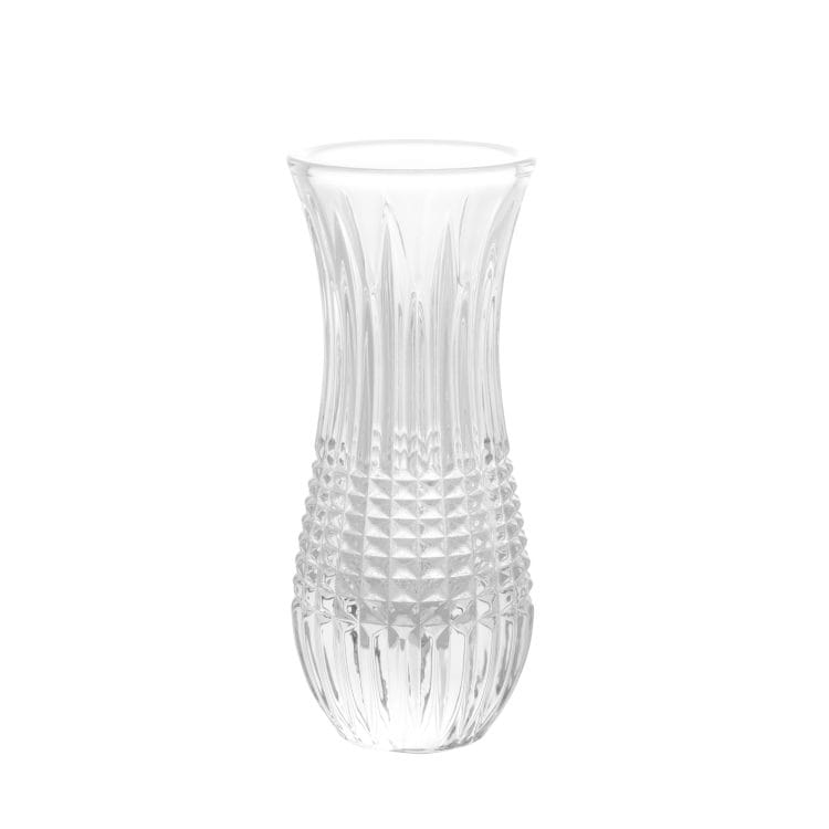 Vaso Cristal de Chumbo Queen 6x15 cm - Wolff