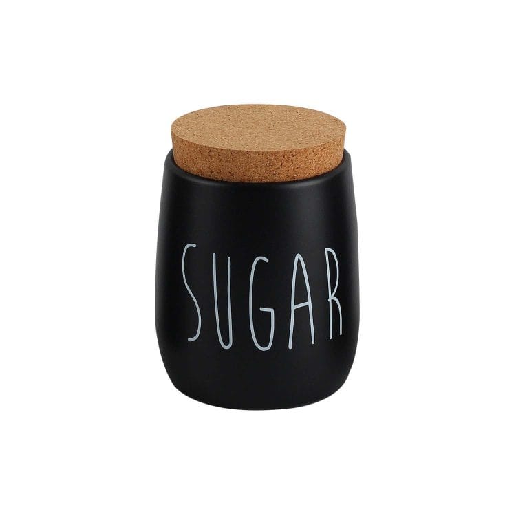Porta-Condimentos Oak Sugar Preto 850ml