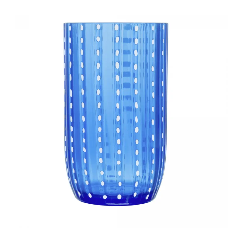 Copo Alto de Acrílico Orquídea Azul 450ML - Wolff