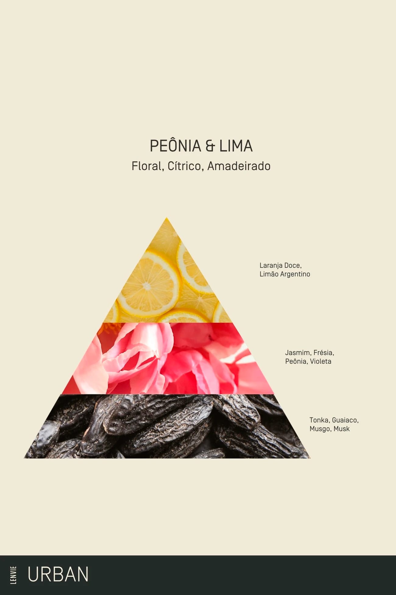 Vela Perfumada Peônia e Lima 190g - Lenvie Vela Perfumada Peônia e Lima 190g - Lenvie - Imagem 3
